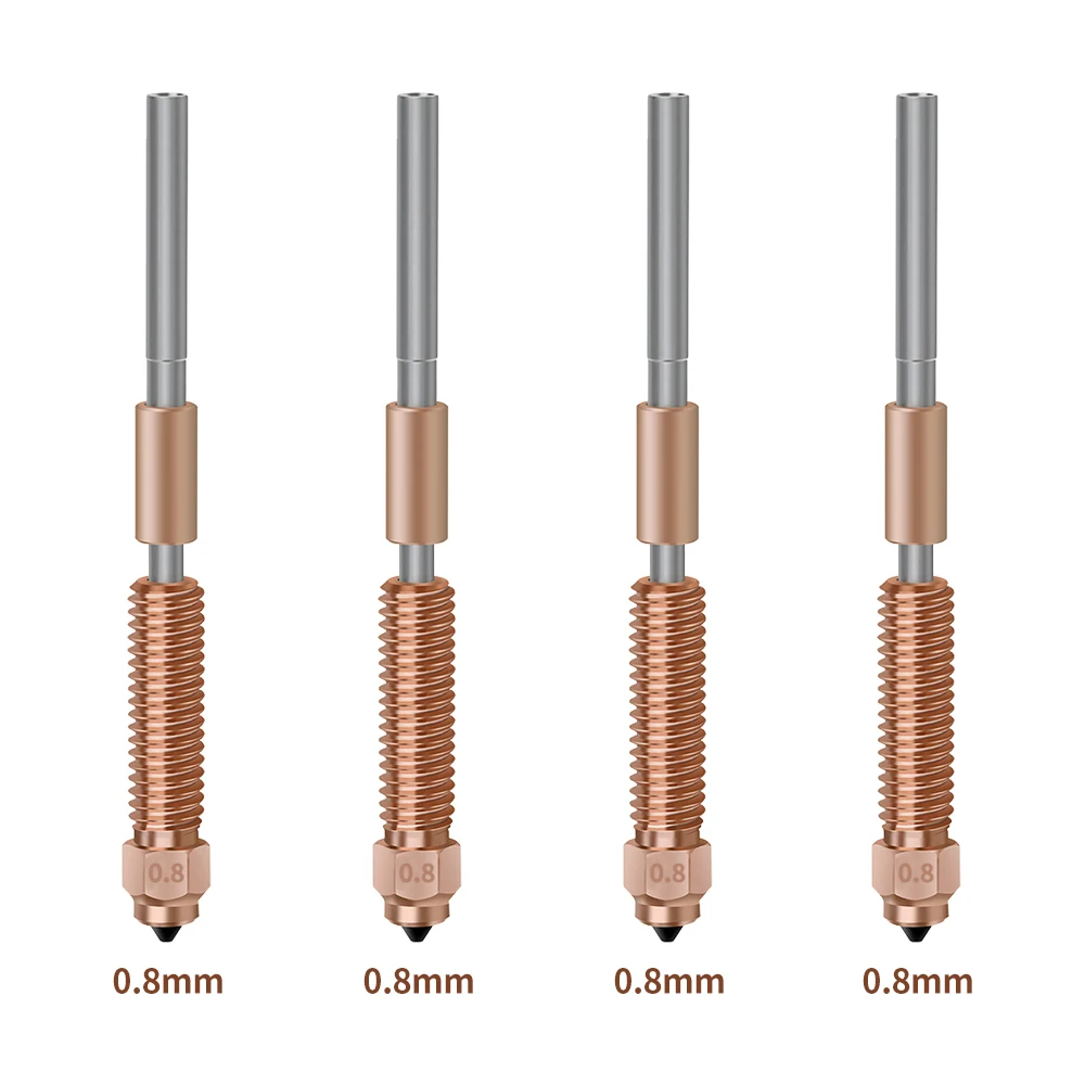 0,4/0,6/0,8mm K1C Düse All-in-one Kupfer Titan Düsen High Flow K1C K1 Max Düse für K1 Max/Ender 3 V3 Plus/Ender 3 V3 – Detail 9