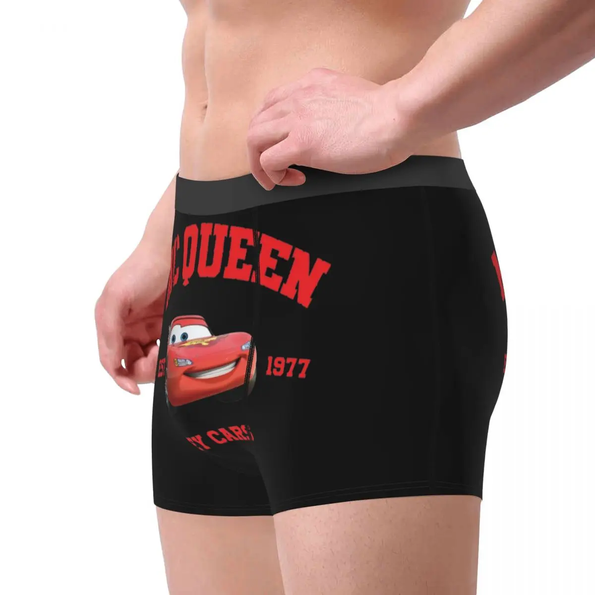 Lightning Mcqueen Est 1977 Cars Man Underwear Boxer Briefs Shorts Panties Humor Soft Underpants for Male