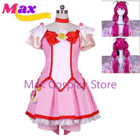 Max Girls Glitter Force Glitter Lucky Cure Happy Dress Cosplay Costume Anime Custom Made Halloween Plus Size