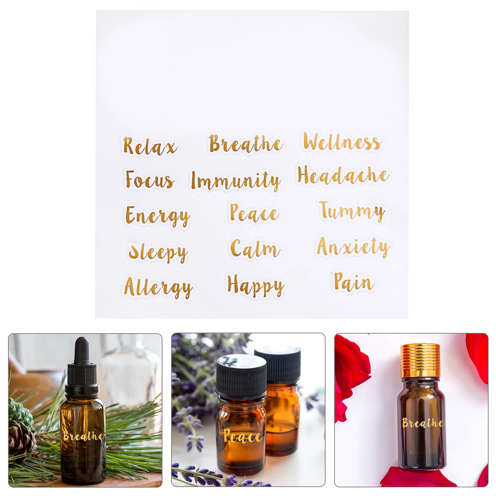 

Letter Stickers For Bottles Labels Set Essential Oil Tag Decals Self-Adhesive Bottle Organizing Labels Sticker Folder