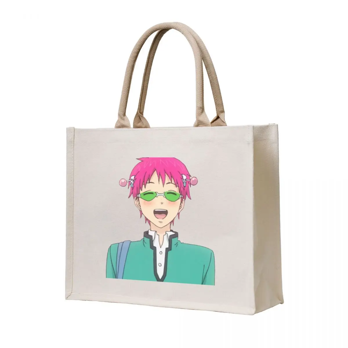 

Angelic Saiki Tote Bag shopping bags foldable Customizable tote bag Women's beach bags shopping cart bags