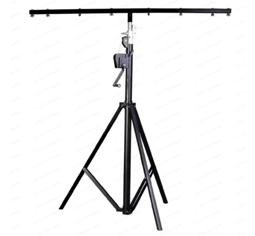 2026 hot sell -3m 6 position thickened hand-crank bracket stage lighting equipment mobile lifting tripod
