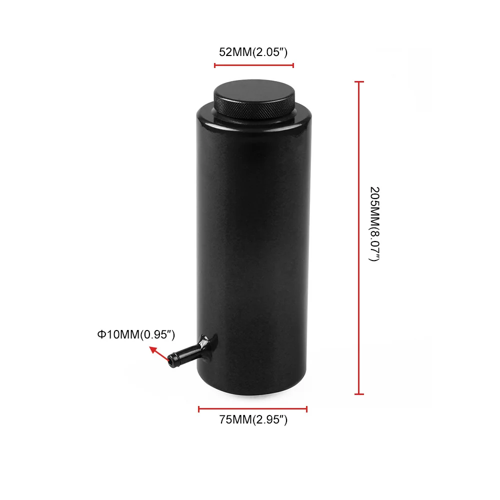 Universal car Radiator Coolant Tank 800ml Coolant Expansion Tank Overflow Oil Catch Tank Cooling Catch Bottle Reservoir