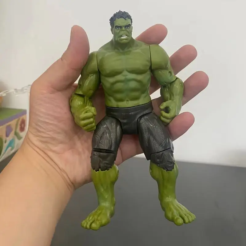 New 18cm Hulk Action Figure Pvc Model Toy Anime Collection Dolls Joint Movable Model Movie Peripheral Decorations Boys Gift