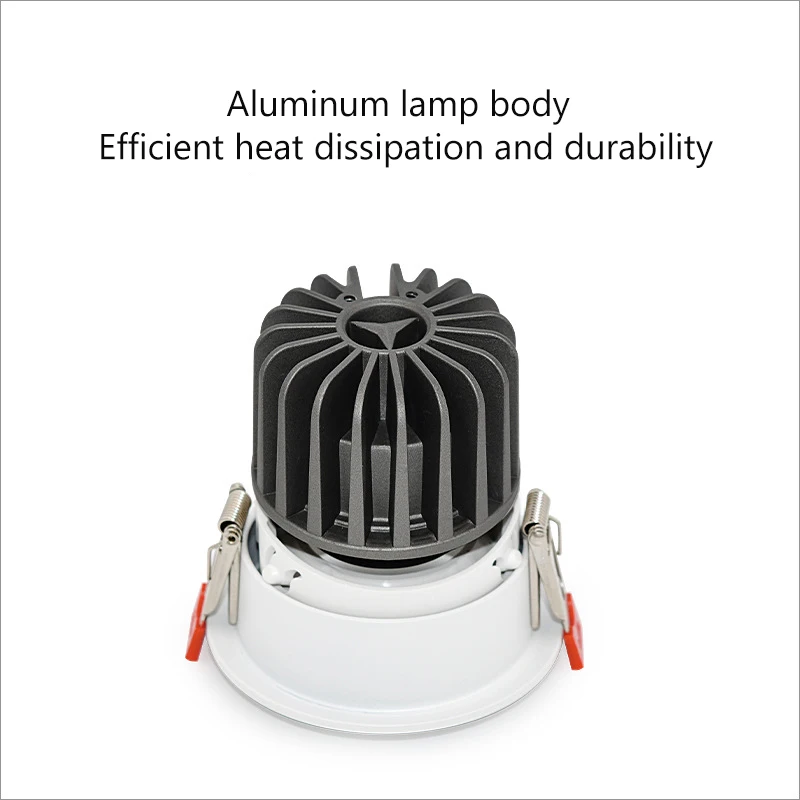 Led Downlight Recessed Round Ceiling Lamp ZigBee Dimmable White Black Spot Light Removable Foco For Hotel Living Room Kitchen