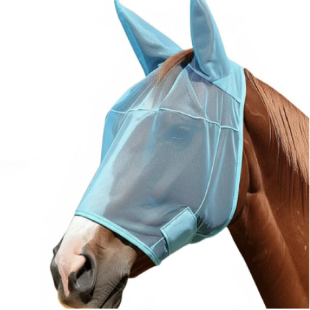 

Маска лошади, чехол на голову лошади, уздечка лошади, тонкий и легкий, дышащий стиль, конное снаряжение, защита от укусов насекомых