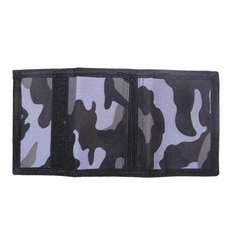 Casual Wallet for Men Women Credit Card/ID Holder Inserts Coin Purses Foldable Canvas Kids Wallet Novelty Money Bag Purse Zipped