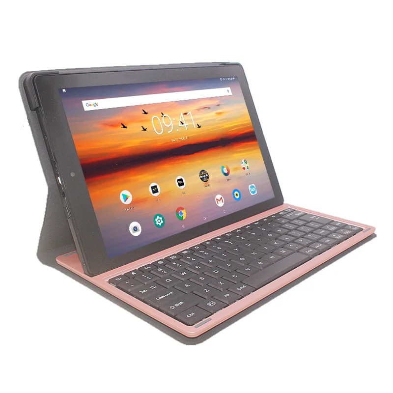 Nuovo Tablet Android 10.1 da 9.0 pollici con tastiera Tablet MT8167 Quad Core 2GB RAM 32GB ROM Dual camera 1280*880 IPS