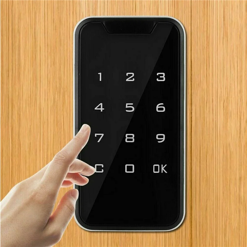 

A08M-2X Electronic Smart Digital Electronic Door Lock Fingerprint Press Password Keyless Keypad