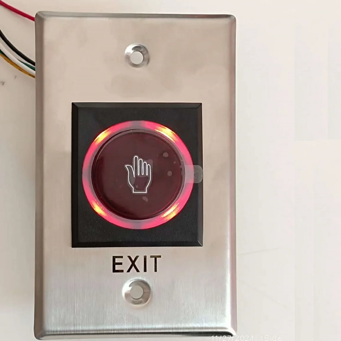IR Touchless Electronic Lock Release Switch contactless protection bouton exit door access control switch door exit funny