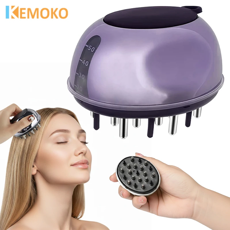 

Массажер-расческа для кожи головы с аппликатором для масла, портативный, для нанесения жидкости, массажер для эфирных масел, против выпадения волос