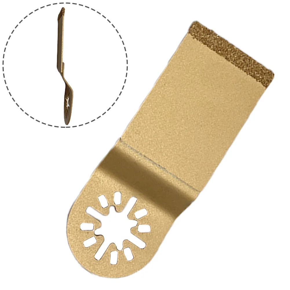 

1 шт., золотой алмаз, карбид вольфрама, осциллирующее пильное полотно, плитка, бетон, камень, многофункциональный резак для Fein, инструменты, аксессуары