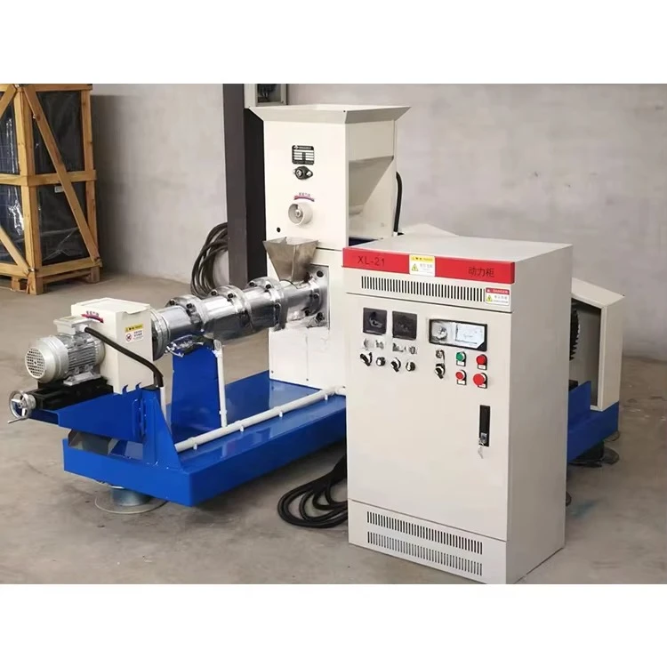 New Stainless Steel Automatic Pet Cat Kibble Animal Feed Making Extruder Production Line 2 Ton/Hour High Productivity Pellet view 4