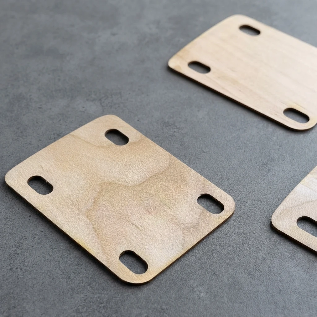 3 Pack Wooden Neck Shims, 0.25 0.5 1 Degree, Bolt-On Angle Adjustment, Luthier Setup Tool for ST TL LP Style Electric Guitars