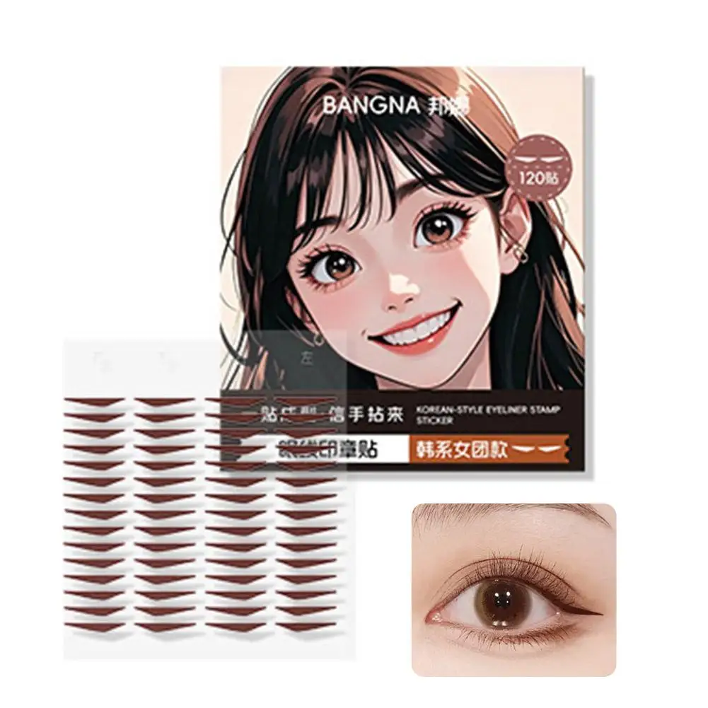 

Makeup Stencils Eyeliner Stamp Sticker Water Resistant Adjusting Fitting Eyeliner Eye Patch Sweat Eye Resistant Beauty Stic T5G2