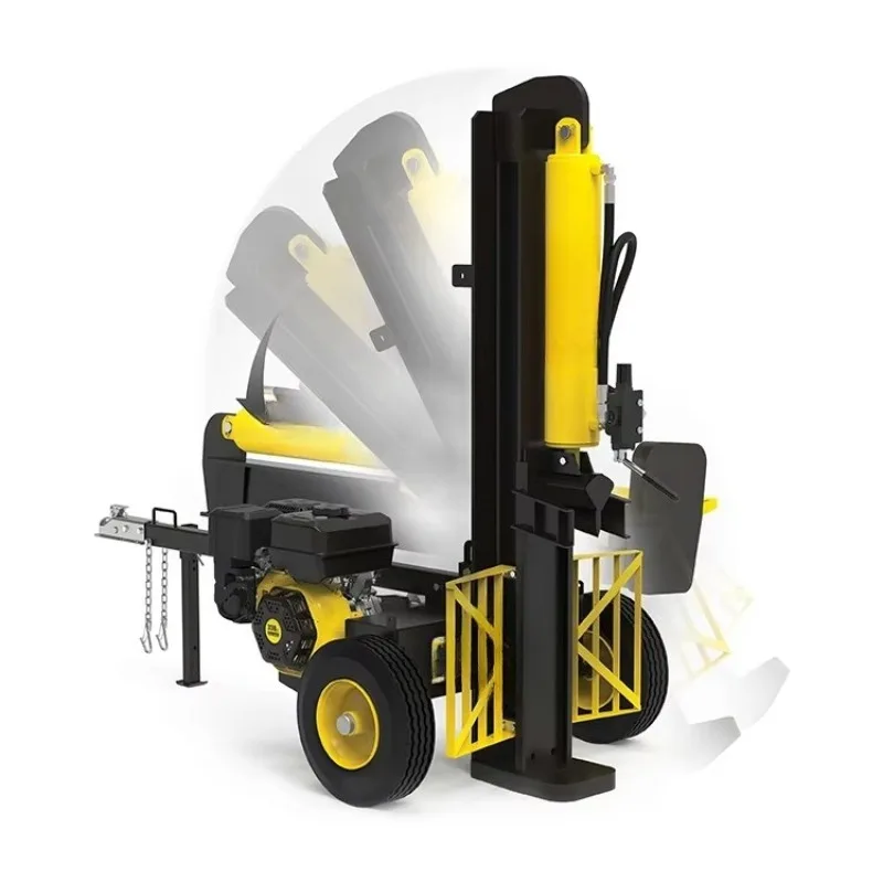 Mini Electric Hydraulic Log Splitter Wood Cutting Machine Firewood Chopper Portable Splitting Tool for Home Garden Workshop