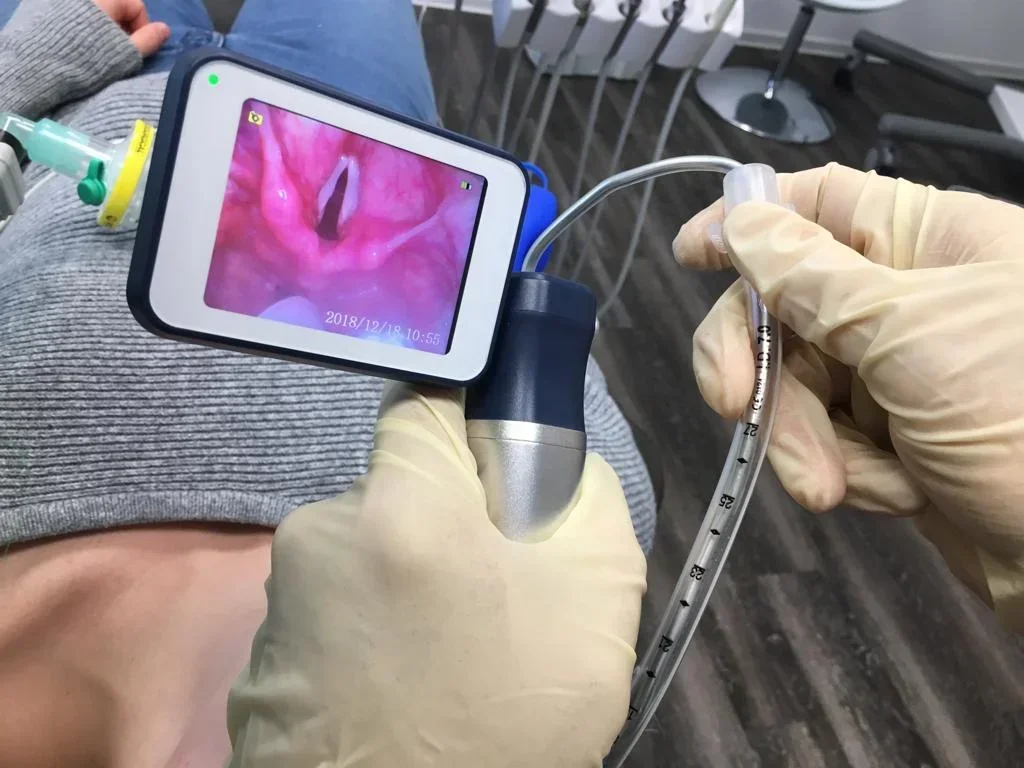 Laryngoscope Laringoscope Besdata Portable Digital Reusable 3 ' HD Video Laryngoscope Price Set For Difficult Airway