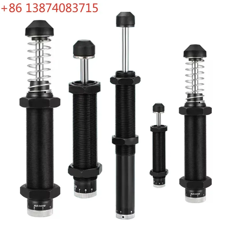 Pneumatic AD Adjustable Hydraulic Oil Pressure Buffer Damper Stable Speed Shock-absorbing Cylinder Manipulator AD1416 AD2025