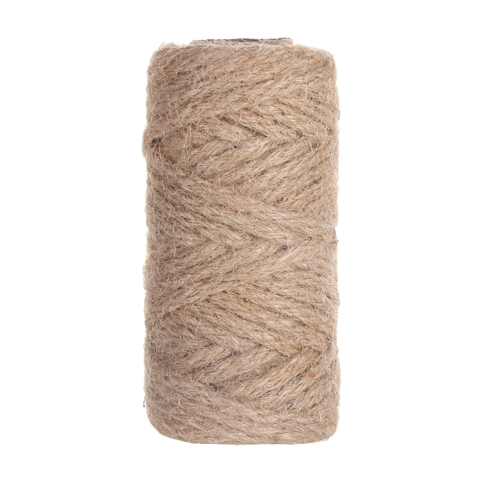 Jute Twine Rope Jute Twine String 32.8ft Braided Jute Rope Jute Cord for Gift Wrapping Cat Scratcher Macrame Projects Crafts