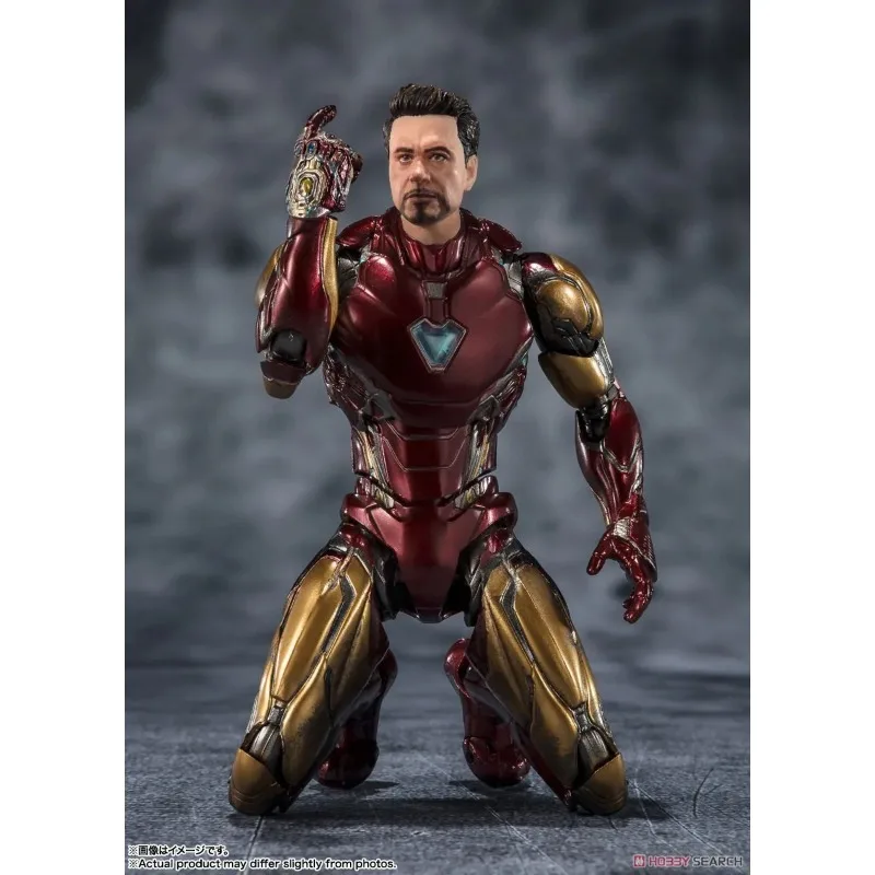 Bandai-Figurines d'action S.H.Figuarts, Thanos, Iron Man Mark 85, 5th 2023 Edition, The Extron Saga, Anime Model Toys Gifts, En stock