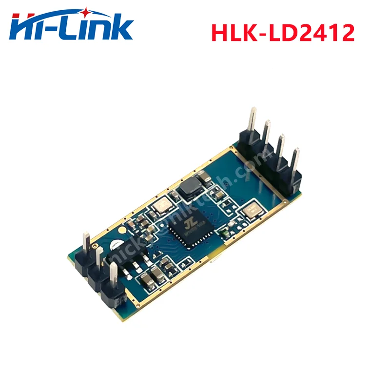 Hi-link-fmcw人間の存在センサーモジュール、HLK-LD2412、24g、長距離、長さ9mの広い角度、 ± 75 ° 、スマートホーム、新品、無料配達