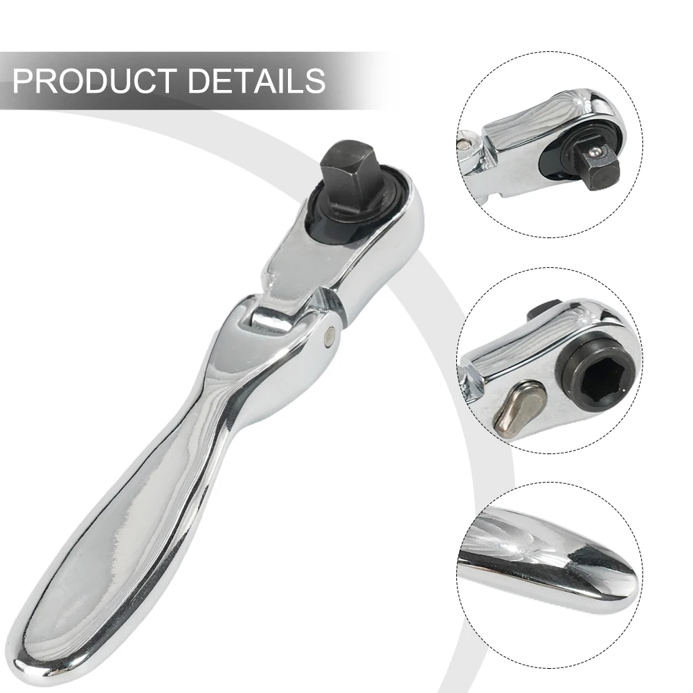 1 Pc 2-in-1 Mini Ratchet Wrench Screwdriver Tools For Repair Tools 72 Teeth Socket Batch Head Quick Spanner