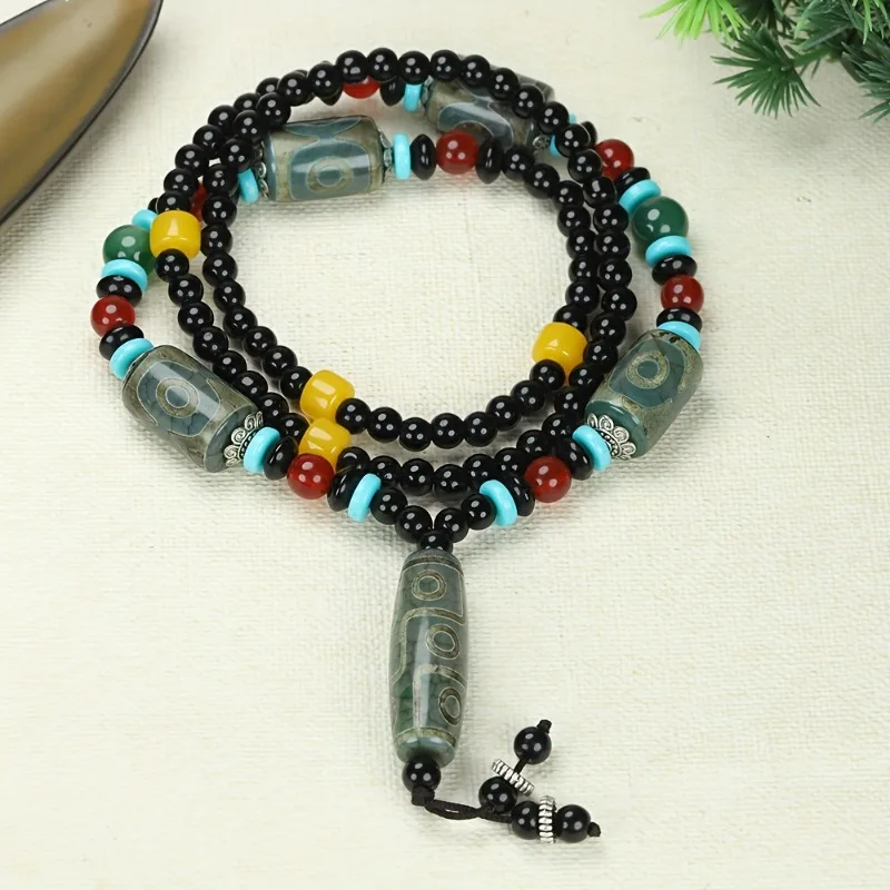 

Модное ожерелье из зеленого агата, изысканные темпераментные украшения