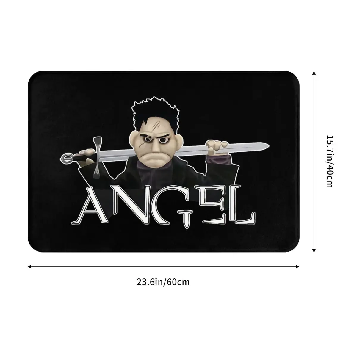 Buffy the Vampire Slayer Bathroom Mat Angel Smile Time Doormat Kitchen Carpet Entrance Door Rug Home Decoration