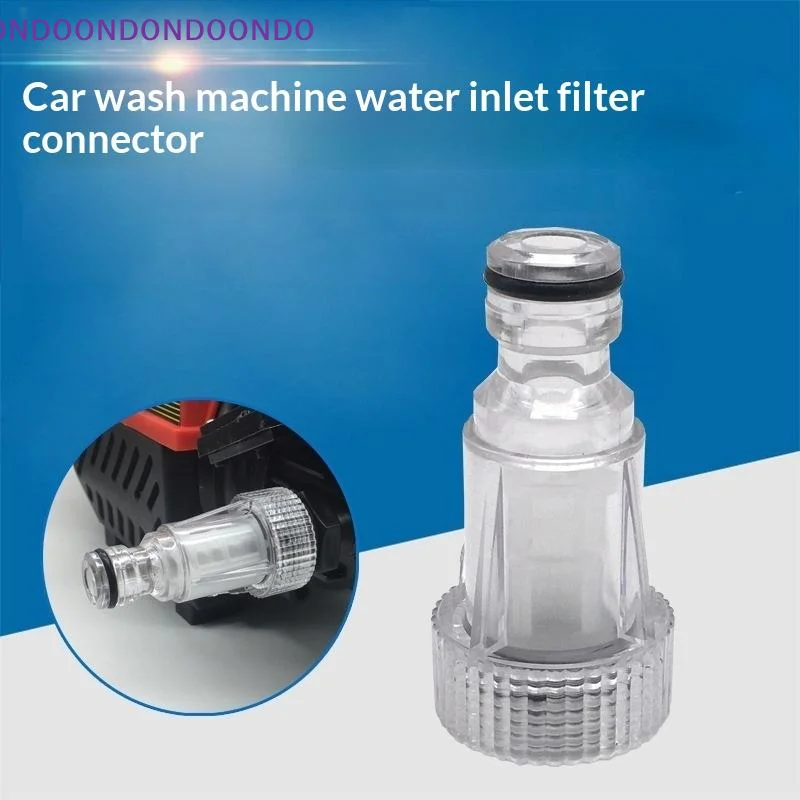 High-Pressure Washer Connector Set 3-Piece Quick-Connect Fittings With Water Filter Compatible With 1/2-inch 4-hun Hoses