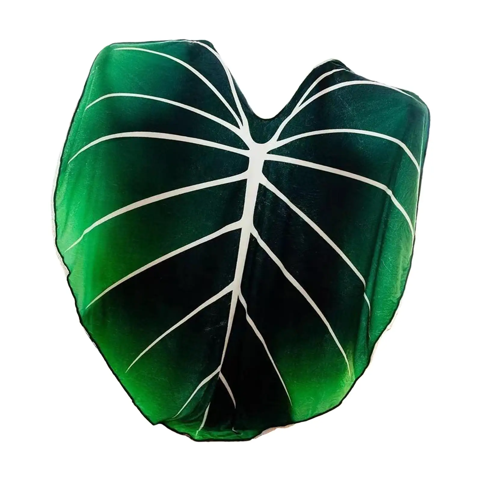 Green Leaf Shaped Blanket Cozy Decorative Warm Super Soft 79x90 Inches Giant Leaf Blanket for Couch Bed Chair Living Room