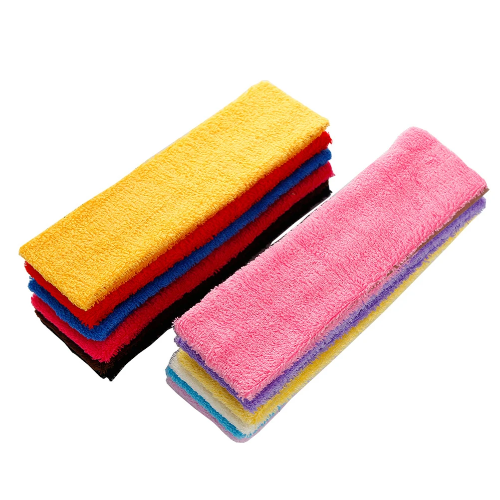 

12pcs Sports Headband Hair Wrap Hairband Running Elastic Band Turban Hair Ring For Gym Party Spa Facial Exercise Dance