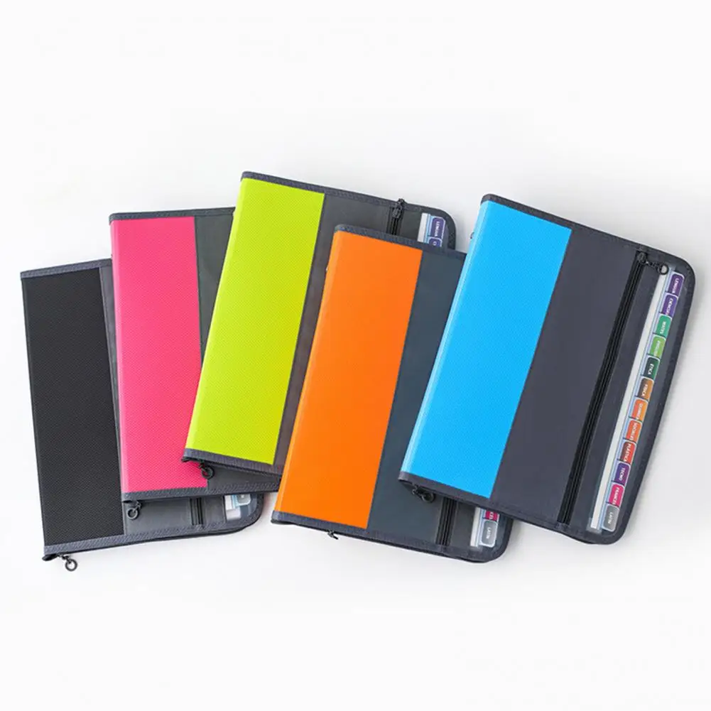 Convenient File Container Long Lasting File Organizer with Pocket Expanding File Folder Document Accordion Folder  Multipurpose