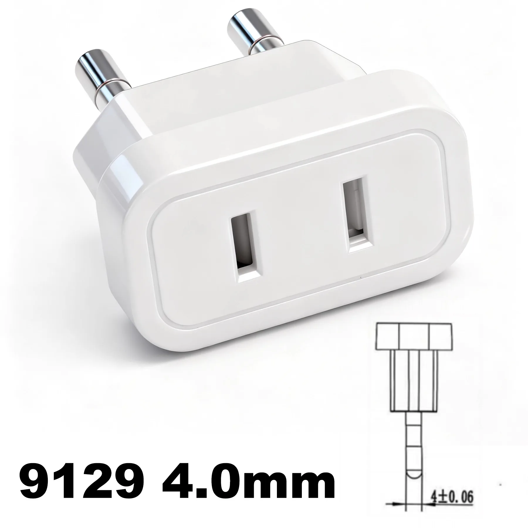 Adaptateur de prise de courant de voyage US vers EU, USA, japon vers corée du sud, russie, Europe, c