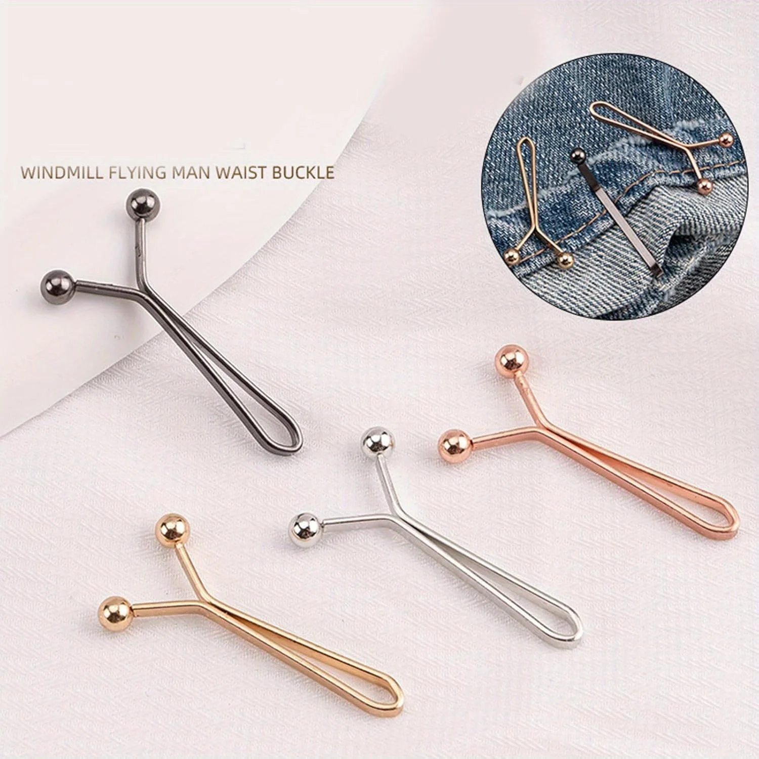 12 Pcs Sleeve Pins for Women, Headscarf Pearl Pins Exquisite Scarf Safety Pin U Shape Safety Clips Pin for Wedding Dress Shawl