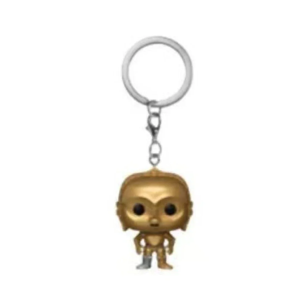 Chaveiro Obi-wan Kenobi The Child Baby Yoda com copo Boba Fett the Mandalo Pocket PVC Figura Brinquedos Chaveiro