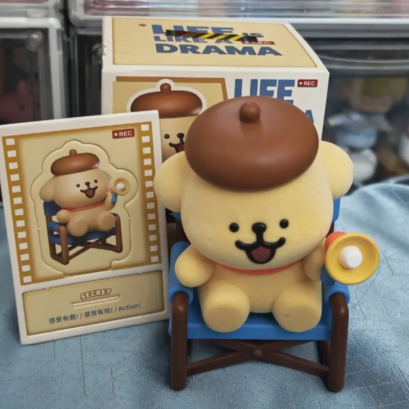 

Original Line Puppy Blind Box Life Theater Series Mystery Box Cute Velvet Doll Desktop Ornaments Toys Birthday Surprise Gifts