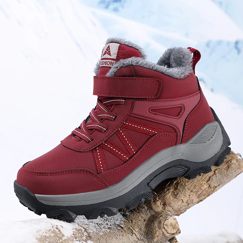 Women's Snow Boots Comfortable Outdoor Winter Warm with Short Plush Snow Boots for Women Shoes
