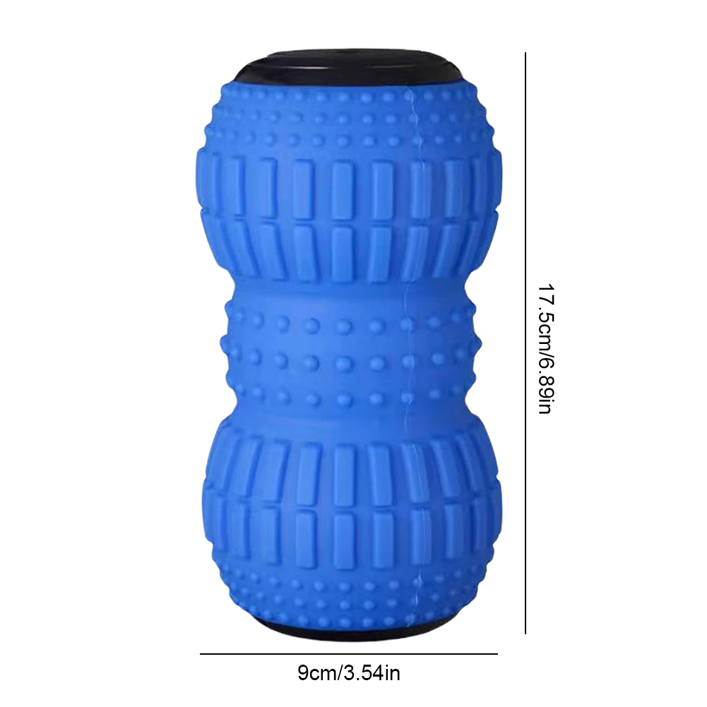 

Peanut Massager Ergonomic Vibrating Roller Rechargeable Yoga Fascia Ball 3 Speed for Myofascial Release & Muscle Recovery