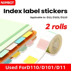 Niimbot-Etiqueta Térmica Adesivos, Impressora Inteligente, Etiqueta Colorida Etiqueta, À Prova D' Água, Papel Auto-Adesivo, D101, D11, D110