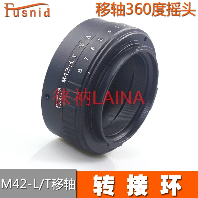 M42-LT TILT Adapter ring for M42 42mm lens to Leica T LT TL TL2 SL CL Typ701 18146 18147 panasonic S1H/R s5 sigma fp camera
