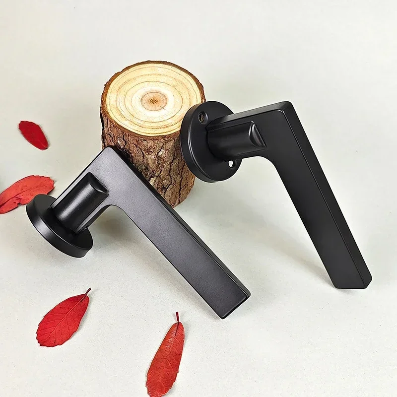 

Bedroom Indoor Household Wooden Door Silent Split Door Handle Lock Universal