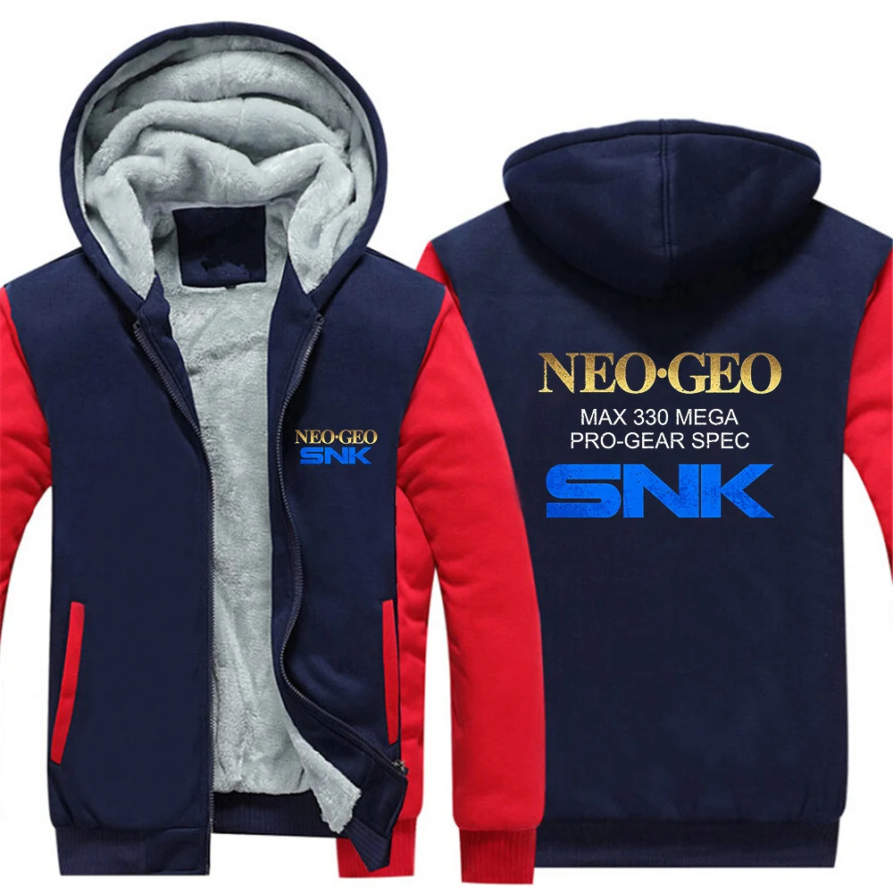 Neo Geo Pro Gear Spec Graphics Logo Print Jacket Coat 2026 Men's Autumn And Winter Constant Temperature Comfort Warm Hoodies