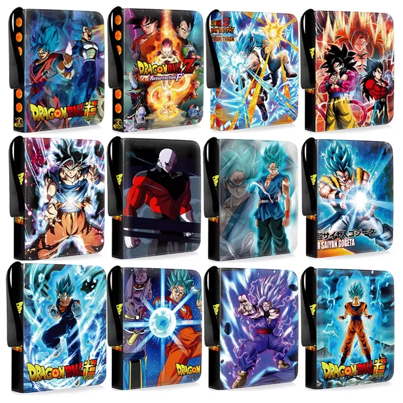 900 PCS Dragon Ball Son Goku Vegeta Frieza Card Album Book Game Card Holder Binder VMAX Game Card Collection Kids Toys Gifts