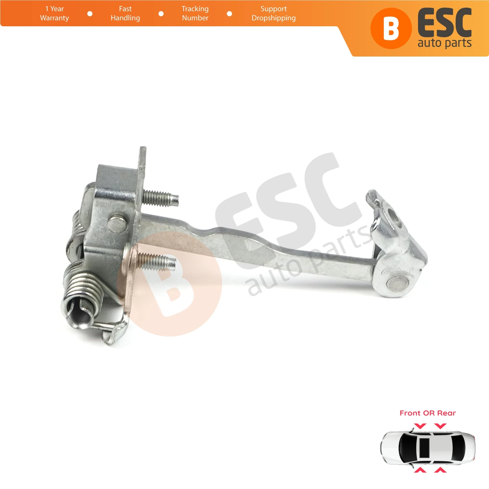 EDP756 Front Rear Door Catch Hinge Brake Stop Check Strap Limiter 804302559R for Renault Dacia Sandero Logan Duster MK2