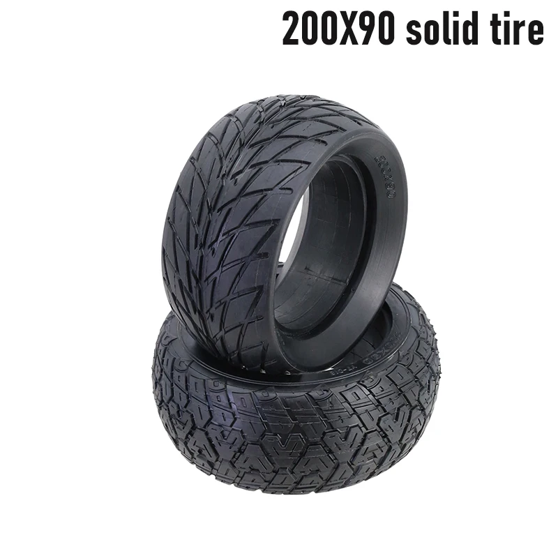 200x90 explosion-proof and durable solid tyres are suitable for electric scooters balance bikes and non inflatable tyres