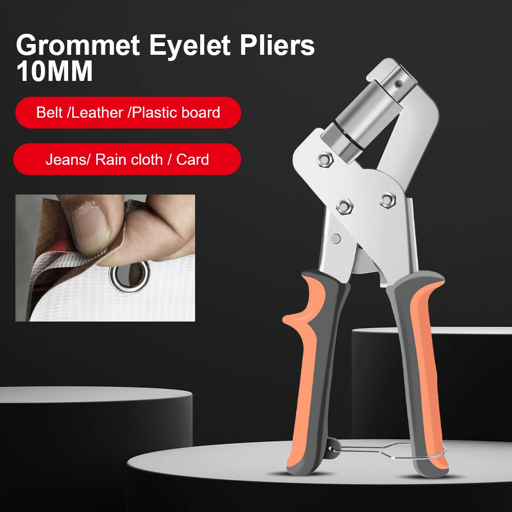 

Boat Canvas Supplies Air Hole Rivet Plier 100pcs 10mm Eyelet Buckle Grommet Eyelet Plier 3/8 Inch Handheld Hole Punch Metal