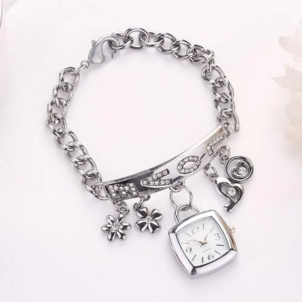 Hermoso reloj de pulsera de acero inoxidable para Club, 2 colores, joyería