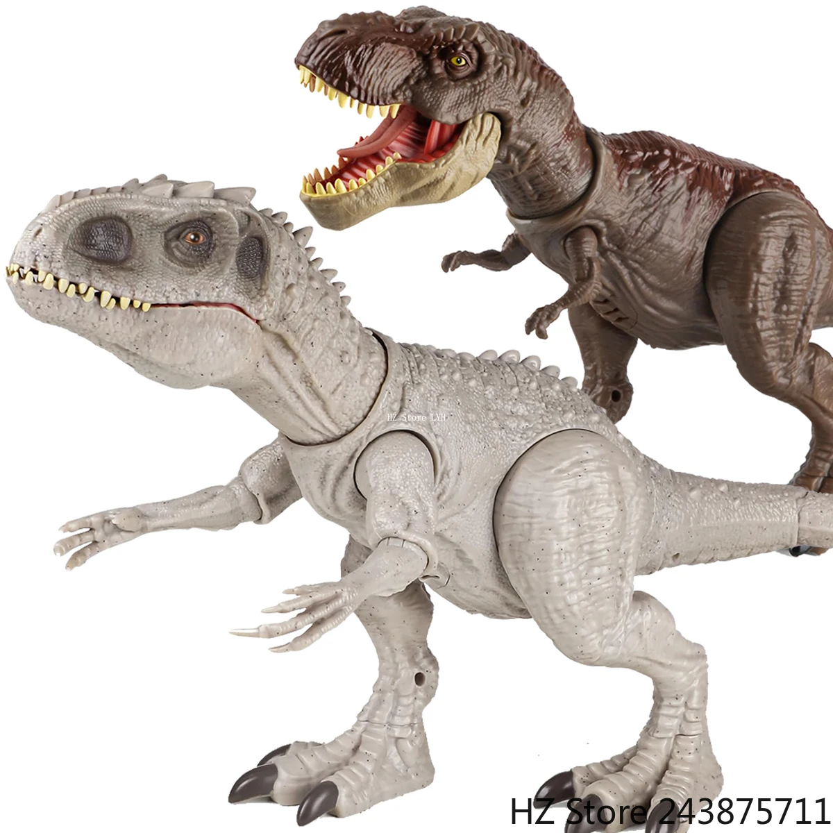 

Indominus Rex, Tyrannosaurus Rex Dinosaur Toys with Sound, Attack, Roar, Light and Motion T Rex Dino Toy for Kids Birthday Gift