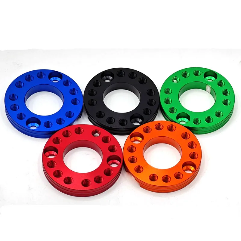 ATV Motorcycle CNC Carb Carburetor Inlet Manifold Adjuster Universal Flange Spinner Plate Adaptor For Yamaha Honda Kawasaki Etc