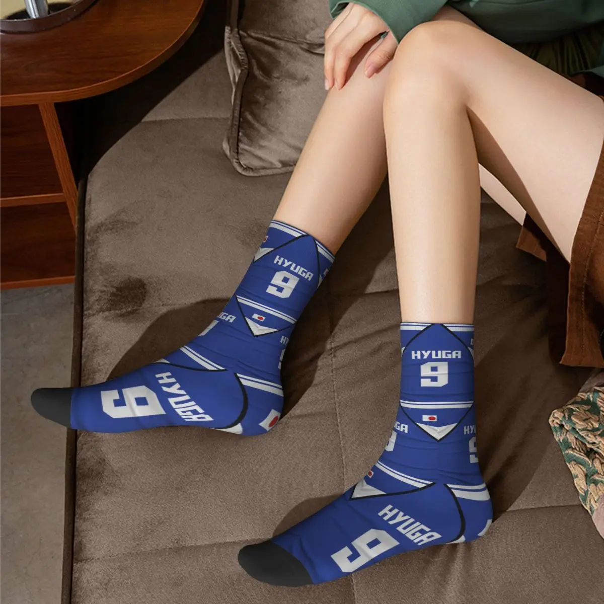 جميع المواسم طاقم جوارب كوجيرو هيوجا الكابتن تسوباسا الجوارب مضحك الجوارب الطويلة اكسسوارات للرجال النساء هدية عيد ميلاد #3
